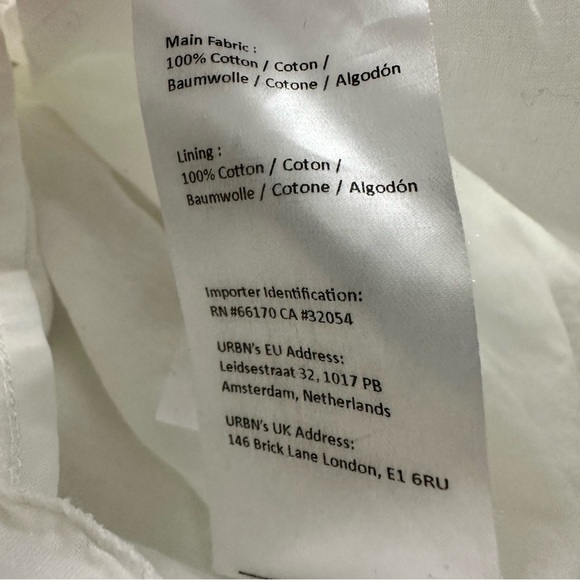 Anthropologie Exquise Julien Eyelet White Mini Dress SZ Medium Feminine GUC - Picture 6 of 12